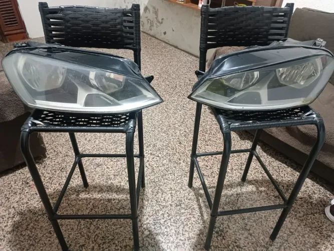 Farol do golf TSI original vai até o 2019 as duas lentes originais