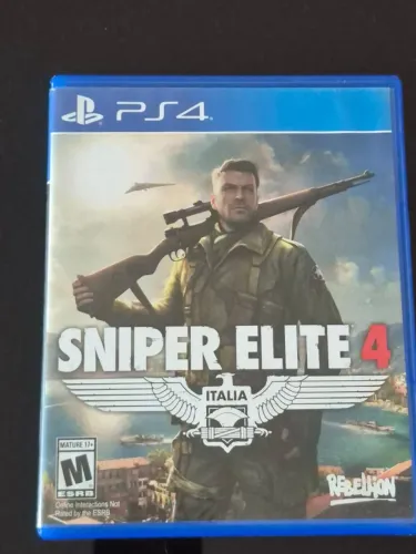 Jogo Sniper Elite 4 PS4 Mídia Física Original Impecável Usado