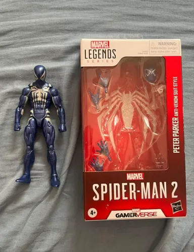 Spider man Marvel legends traje antivenom gamerverse