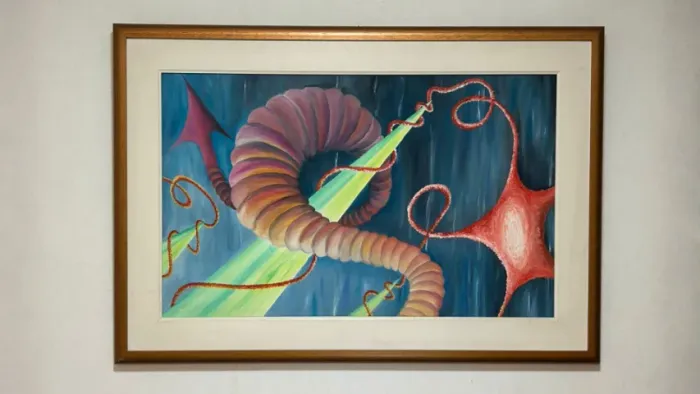 Quadro Abstrato 96x66cm (Autor Desconhecido)
