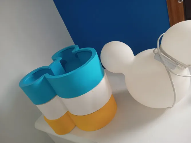 Kit Decoração de bebê Menino Mickey 