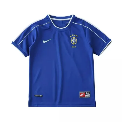 Camisa Brasil II Retrô 1998 Nike Masculina - Azul