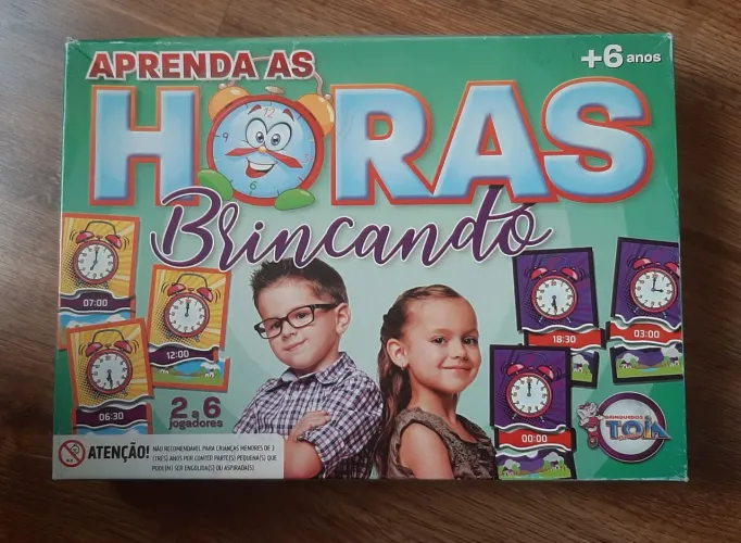 Aprenda as horas brincando 