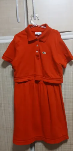 Vestido Infantil Menina Lacoste - T.10