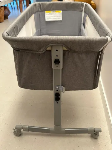 Berço Moisés Co-bed Cinza Com Mosquiteiro KaBaby