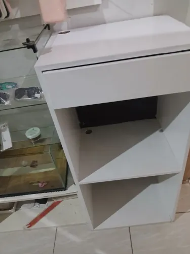 Vitrine com balcão