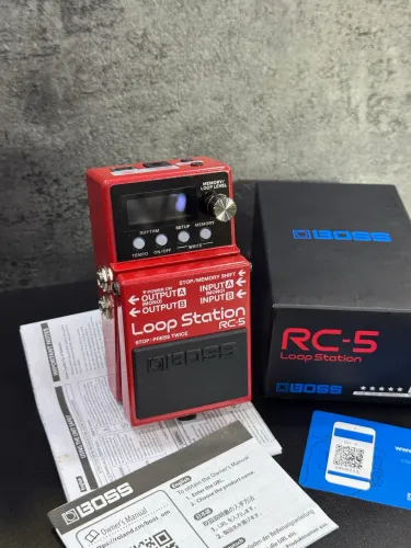 Pedal de efeito Loop Boss Rc5 Rc-5 Loopstation - Estado de Novo