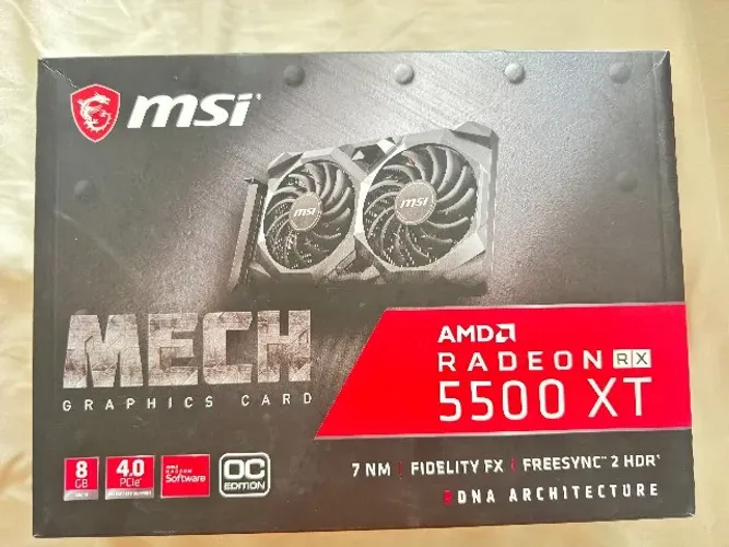 Placa de video rx 5500 xt 8GB