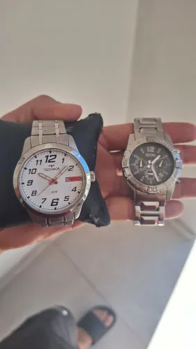 Relógio Fossil e Technos
