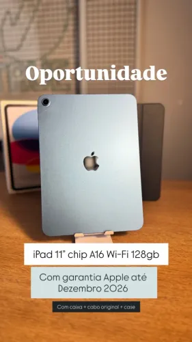 iPad 11" A16 128gb Azul saBOR lacrado
