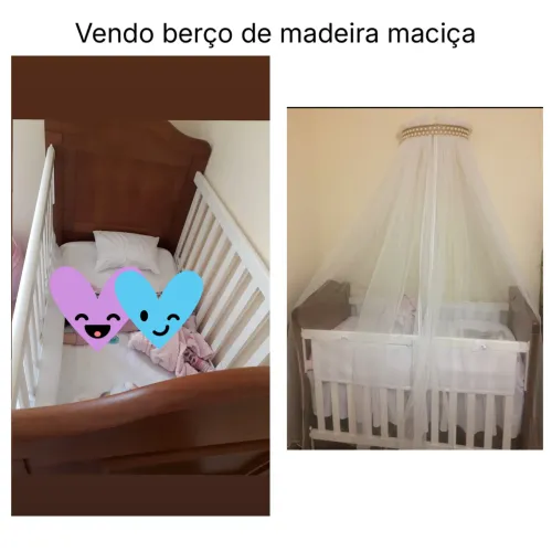 Vendo berço madeira maciça