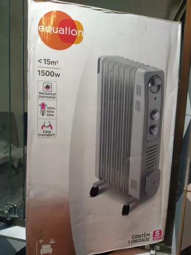 Aquecedor elétrico a óleo equation 1500 w
