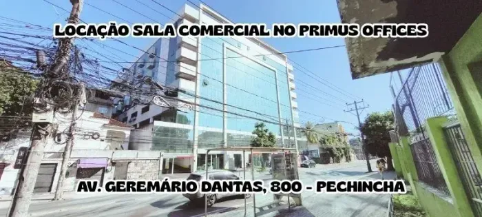 Locação de SALA Comercial no PRIMUS OFFICES - Av. Geremário Dantas, 800 - Pechincha