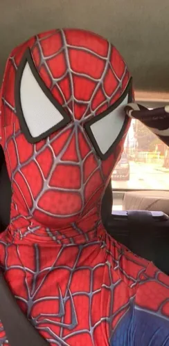 FANTASIA HOMEM ARANHA TOBEY MAGUIRE COMPLETA R$ 200