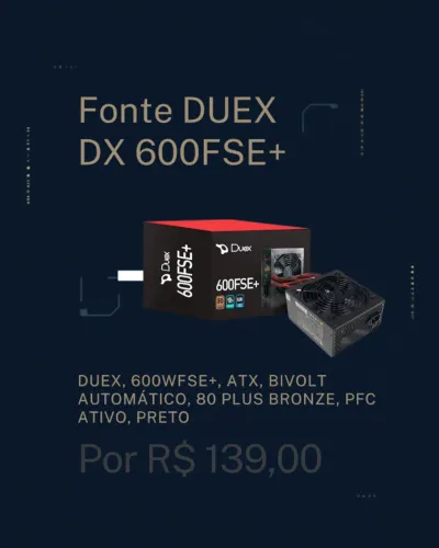 FONTE DE ALIMENTAÇÃO