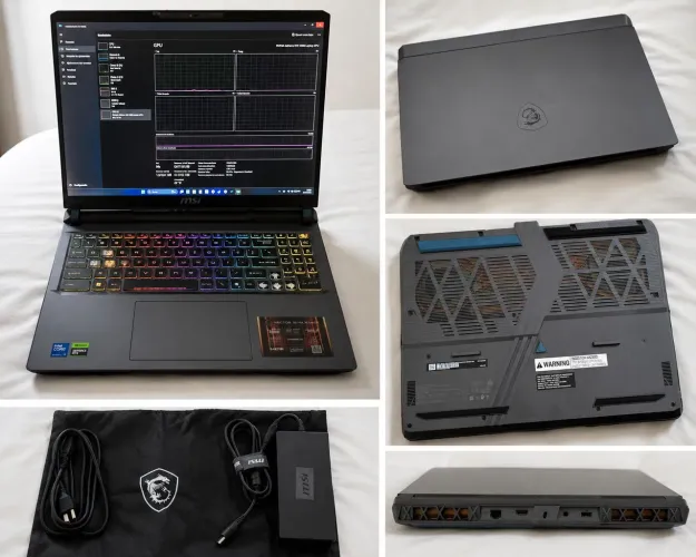 Notebook MSI Vector 16 HX AI RTX 5080 16GB | Core Ultra 9 | 32GB RAM | 5TB SSD NVMe Gen4 