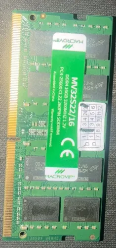 Memoria RAM 16GB - Macrovip