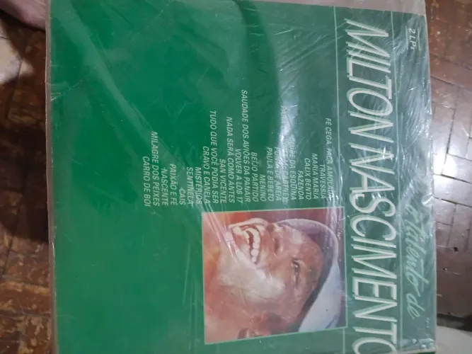 Disco de vinil Milton Nascimento 2 Lps o talento de Milton Nascimento relíquia perfeito