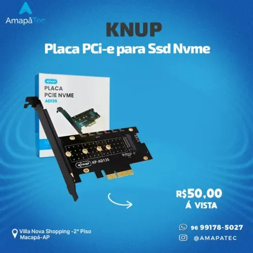 Placa PCi-e Nvme