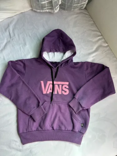 Blusão moletom vans roxa