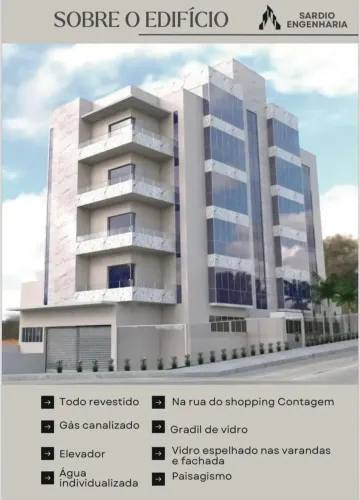 Cobertura à venda 03 Quartos 01 Suíte 02 Banheiros e 03 vagas no Bairro Cabral em Contagem