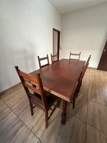 Conjunto Mesa de Madeira