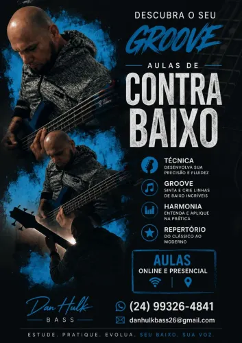 Aulas de contra baixo 