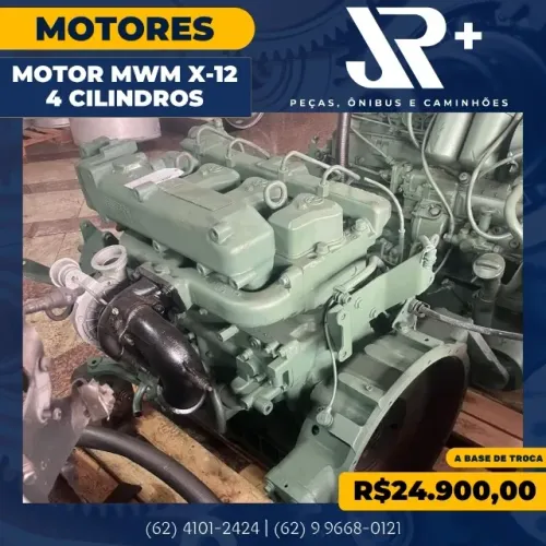Motor MWM Eletrônico X-12 4 Cilindros