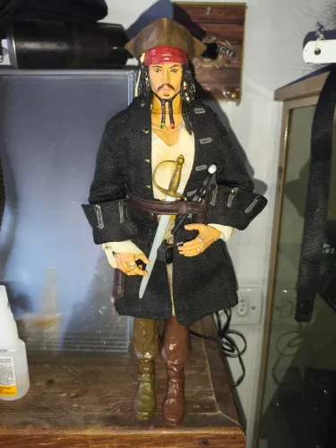 Boneco Jack sparrow original diesel do filme piratas do Caribe
