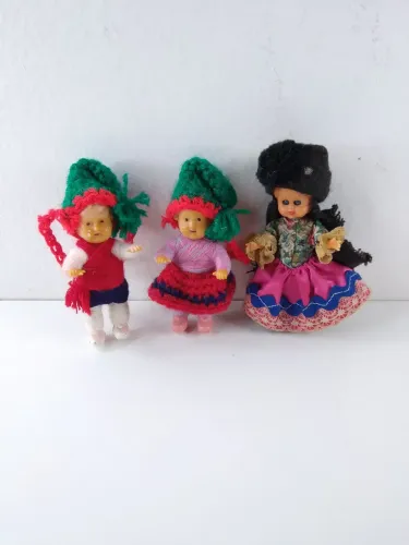 Bonecos camponeses miniaturas 