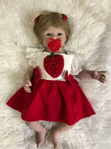 Bebê reborn realista de silicone sólido 