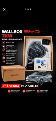 Wallbox BYD carro elétrico
