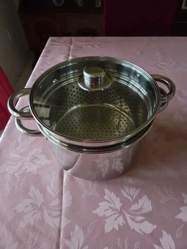 Panela Espagueteira Inox de 26 cm