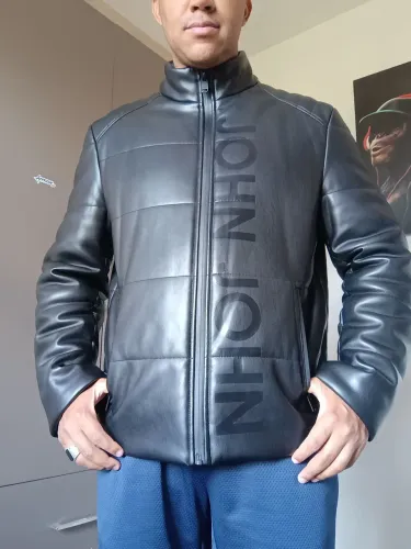 Jaqueta masculina reta jonh jonh