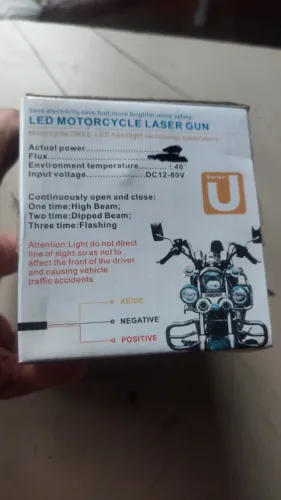 Led Motorcycler Laser Gun - Novo