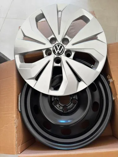 4 RODAS + 4 CALOTAS Originais T-Cross 2027