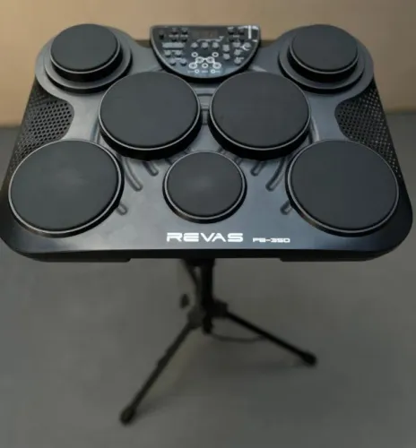 Kit Bateria Eletrônica Revas PB-350 (By Roland) com Bolsa, Suporte a Baquetas
