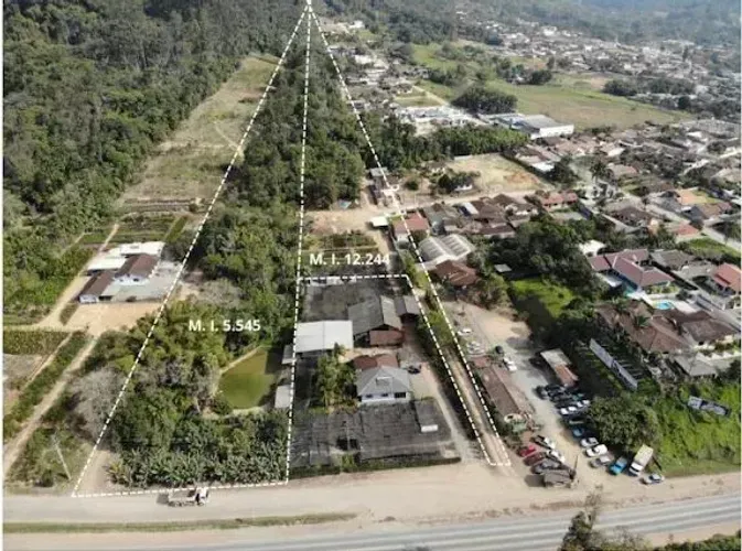 Imóvel para venda possui 25840 metros quadrados em Area Rural de Corupa - Corupá - SC