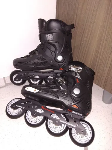 PATINS FREESTLYLE TRAXART DYNAMIX SLALON URBAN PRETO INLINE 37/38 brasil