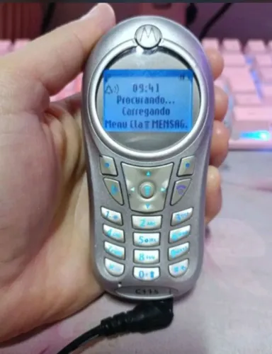 celular motorola c115 prata(item colecionador)