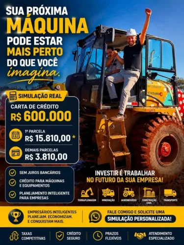 Sua Nova Retroescavadeira Está Aqui