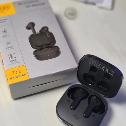 Fone de Ouvido Sem Fio QCY T13 Bluetooth 5.1 Cancelamento de Ruído Original Lacrado Pronta