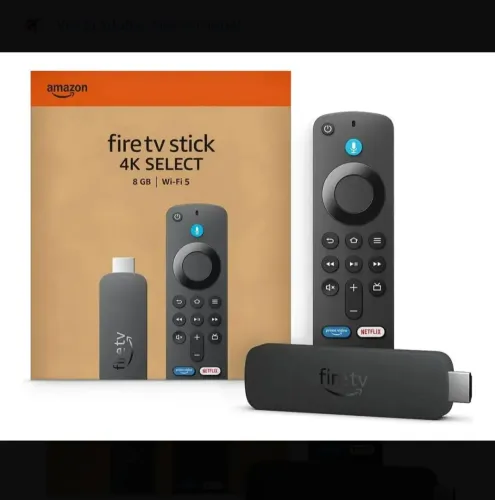 Amazon Fire Tv Stick 4k Select Cntrole 8gb Com Alexa Black Voice Preto De Voz