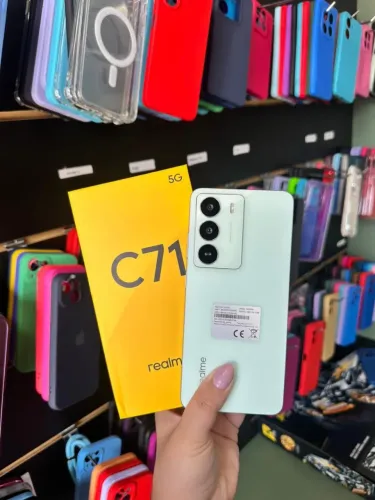 Realme c71 5G NFC 256/08-Preto Verde Novo Lacrado Global