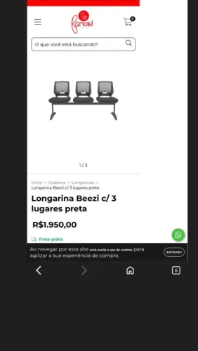 Cadeira Longarina Beezi