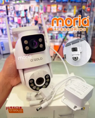 Câmera Binóculo Inteligente Wifi Camera Dupla A'gold Plus Cam-10 Descrição A Câmera Binóc