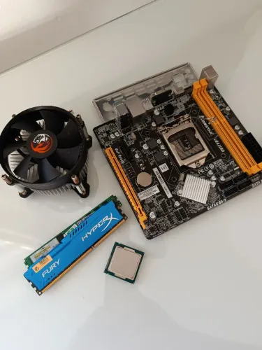 Kit Upgrade i5-4590 + Placa Mãe LGA1150 + 12GB RAM DDR3 + Cooler