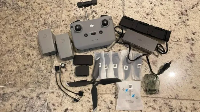 Kit DJI Mavic Air 2 Original - Controle RC-N1 + 2 Baterias + Carregador + Hub + Hélices