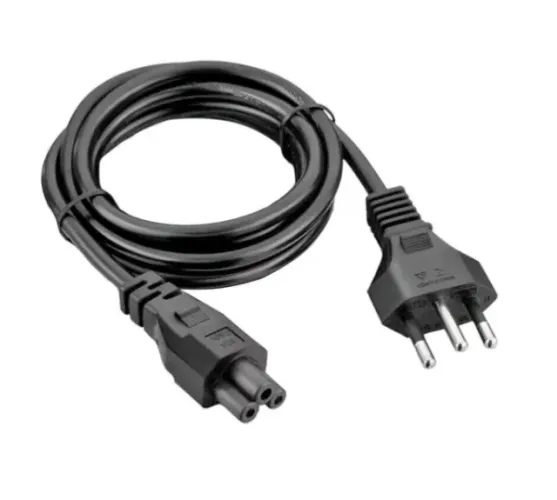 Cabo Força Energia Tripolar 3 Pinos Tipo Fonte Notebook (Entrego)