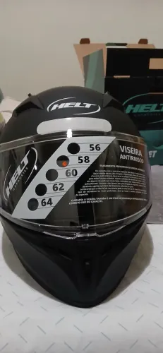 Capacete helt polar Black fosco